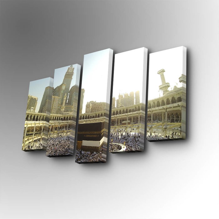 Wallity Cuadro Decorativo en Lienzo de 5 Piezas 5PUC-103 Multicolor